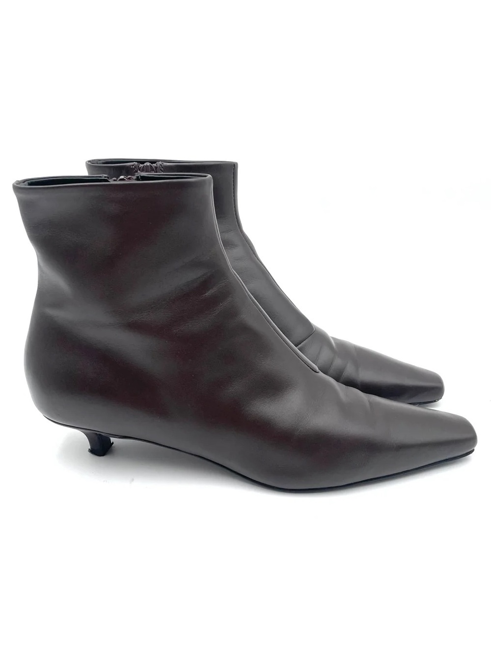 Totem Brown Leather Ankle Boots Size 41